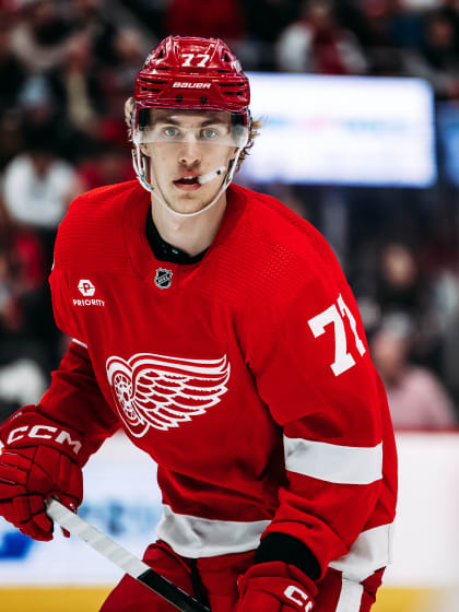 Edvinsson gaining valuable NHL experience, enjoying stretch run with Red Wings