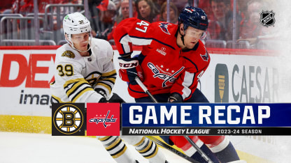 Boston Bruins Washington Capitals game recap April 15