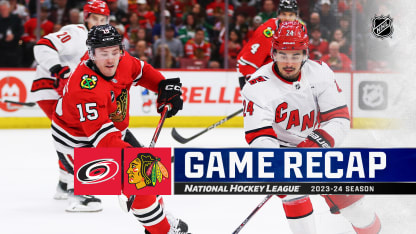 Carolina Hurricanes Chicago Blackhawks game recap April 14