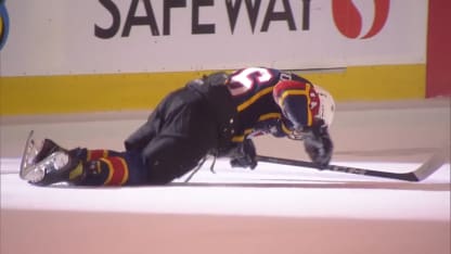 Worm celebration at Washington Capitals Calgary Flames game