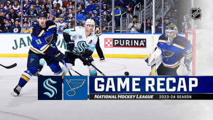 Seattle Kraken St. Louis Blues game recap April 14