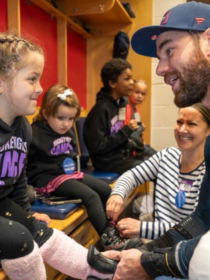 Capitals ‘privileged’ to host children at HFC skate