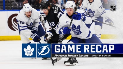 Toronto Maple Leafs Tampa Bay Lightning game recap April 17