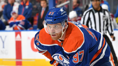 Connor McDavid Edmonton Oilers feiert sein Comeback