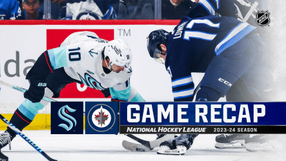 Seattle Kraken Winnipeg Jets game recap April 16